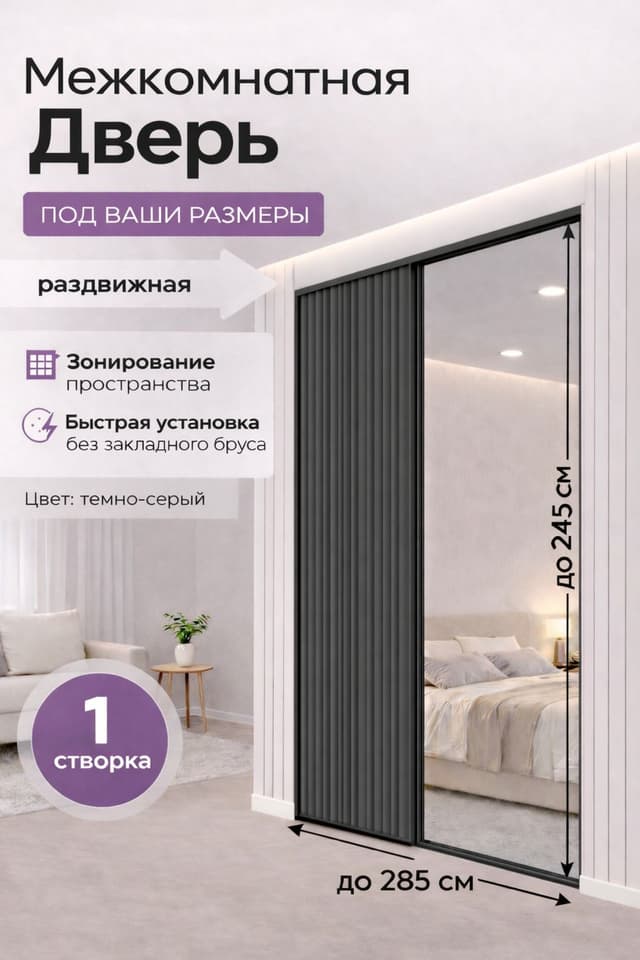 Дверь-перегородка плиссе