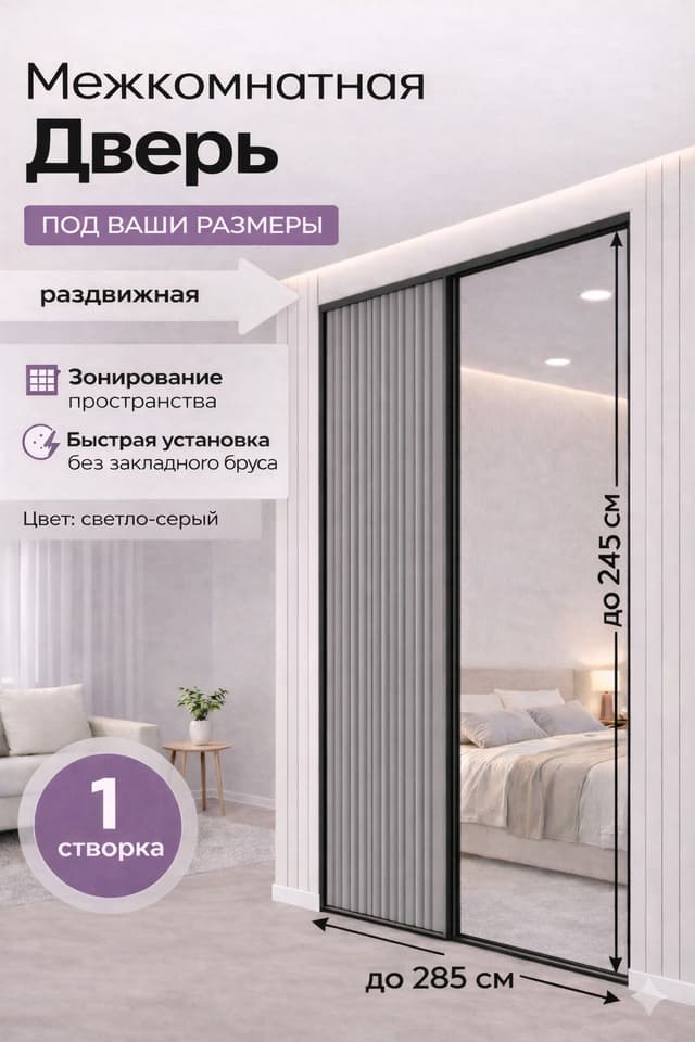 Дверь-перегородка плиссе